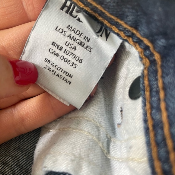 Hudson Jeans Dark Blue Denim Size 28 - Picture 6 of 8